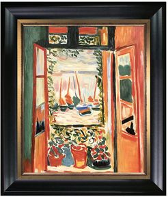 Overstock Art Open Window Collioure Framed Oil Reproduction of an Original Painting by Henri Matisse - 29"x33" at Nordstrom Rack