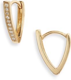 Kiera Diamond Bar Hoop Earrings (Nordstrom Exclusive)