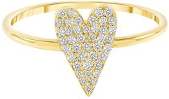 Ron Hami 14K Yellow Gold Heart Shaped Diamond Band Ring - 0.20 ctw at Nordstrom Rack