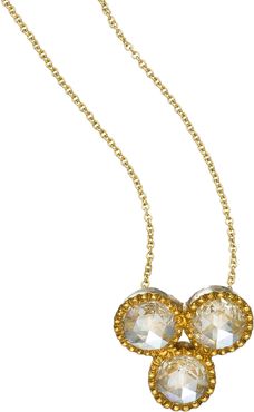 Grace Rose Cut Diamond Pendant Necklace