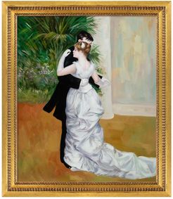 Overstock Art Dance In The City - Framed Oil Reproduction of an Original Painting By Pierre-Auguste Renoir at Nordstrom Rack