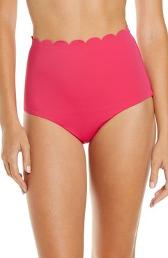 Scallop High Waist Bikini Bottoms