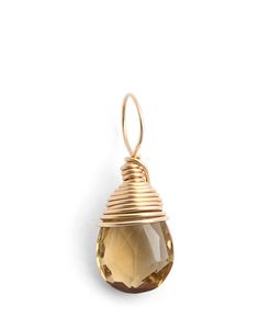 14K-Gold Fill & Semiprecious Stone Charm