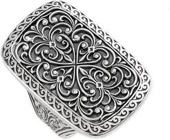 'Classics' Rectangle Filigree Ring