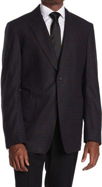 THOMAS PINK Carlo Check Wool & Cashmere Blend Jacket at Nordstrom Rack