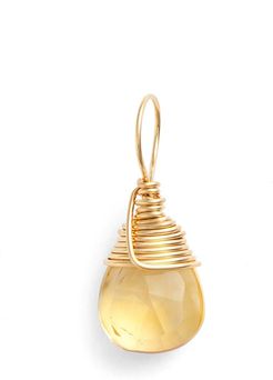 14K-Gold Fill & Semiprecious Stone Charm