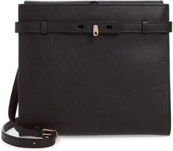 Medium B-Tracollina Leather Shoulder Bag/clutch - Black
