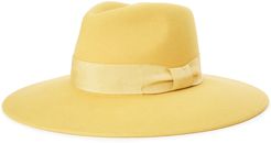 Joanna Felted Wool Hat - Yellow