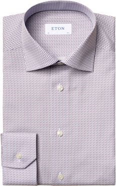 Big & Tall Eton Contemporary Fit Paisley Dress Shirt