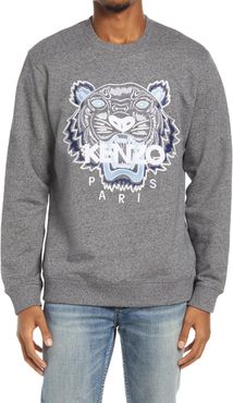 Classic Tiger Embroidered Crewneck Sweatshirt