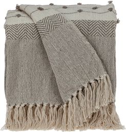 Parkland Collection Ishan Eclectic Beige 52" x 67" Woven Handloom Throw at Nordstrom Rack