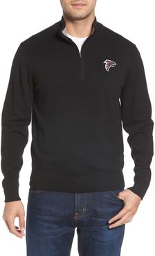 Big & Tall Cutter & Buck Atlanta Falcons - Lakemont Regular Fit Quarter Zip Sweater