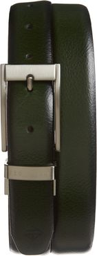 Estrage Reversible Leather Belt Green
