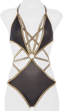 Strappy Cutout Teddy