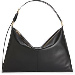 Edbury Leather Shoulder Bag - Black