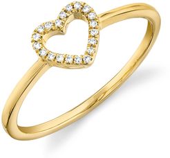 Ron Hami 14K Yellow Gold Diamond Heart Ring - 0.04 ctw - Size 7 at Nordstrom Rack