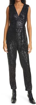 Sequin Sleeveless Jumpsuit