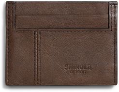 Heritage Rfid Leather Card Case - Brown