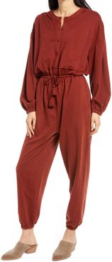 Ripley Long Sleeve Organic Cotton Jumpsuit