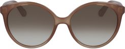 Chloe 58mm Classic Rounded Cat Eye Sunglasses at Nordstrom Rack