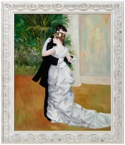 Overstock Art Dance in the City - Framed Oil Reproduction of an Original Painting by Pierre-Auguste Renoir at Nordstrom Rack