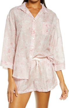 Louis Cotton & Silk Short Pajamas