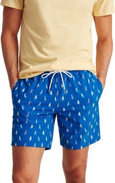 Windsurfer Print Swim Trunks