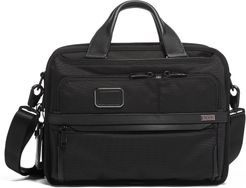 Alpha 3 Small Screen Expandable Laptop Briefcase - Black