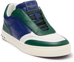 Valentino Colorblock Leather Sneaker at Nordstrom Rack