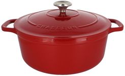 French Home 7.1 Quart Red French Enameled Cast Iron Round Dutch Oven at Nordstrom Rack