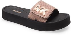 Mk Platform Slide Sandal