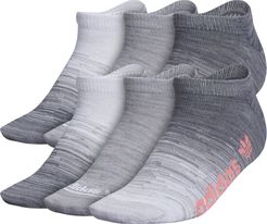 Assorted 6-Pack Trefoil No-Show Socks