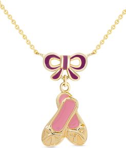 Girl's Lily Nily Ballet Shoes Pendant Necklace