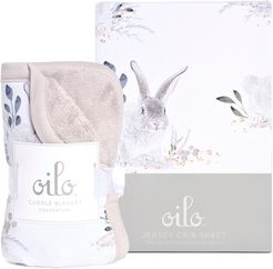 Cottontail Fitted Crib Sheet & Cuddle Blanket Set