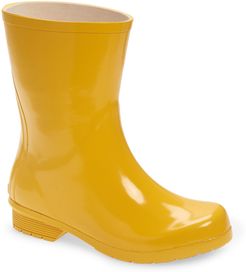 Polished Mid Rain Boot