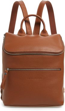 Le Foulonne Leather Backpack - Brown