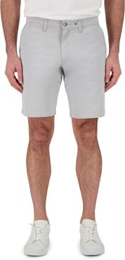 Flat Front Twill Shorts