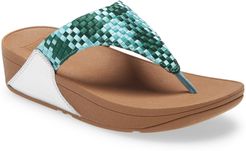 Lulu Woven Platform Sandal