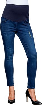 Over The Bump Maternity Ankle Jeans