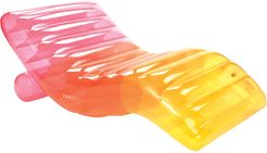 Clear Rainbow Chaise Lounger Pool Float