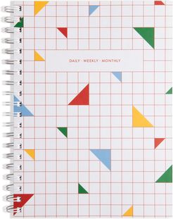 Daily Weekly Monthly Planner - White