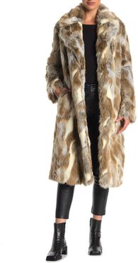 NILI LOTAN Simon Faux Fur Coat at Nordstrom Rack