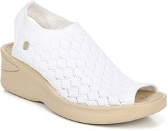 Secret Peep Toe Knit Sneaker