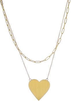 Heart Layered Pendant Necklace