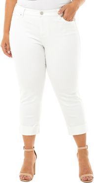 Plus Size Women's Liverpool Charlie Crop Jeans