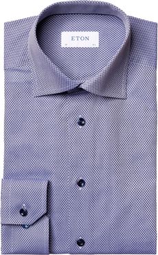 Big & Tall Eton Contemporary Fit Print Dress Shirt