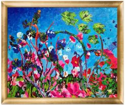 Overstock Art Bright Meadow by Celito Medeiros Framed Hand Painted Oil Reproduction - 26" x 30" at Nordstrom Rack