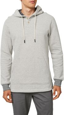 Olympia Thermal Henley Pullover Hoodie