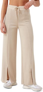 Andie Slit Hem Drawstring Pants