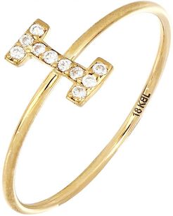 Simple Obsession Diamond Initial Ring (Nordstrom Exclusive)
